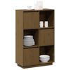 vidaXL Buffet Marron miel 74x35x117 cm Bois massif de pin