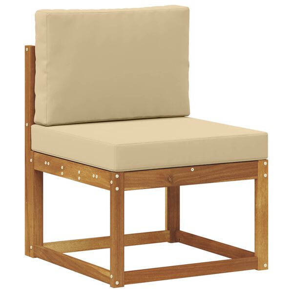 vidaXL Ensemble de canap&eacute;s d'ext&eacute;rieur 11 pcs Naturel et Beige