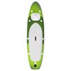 vidaXL Ensemble de planche SUP gonflable vert 300x76x10 cm
