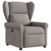 vidaXL Fauteuil inclinable électrique Taupe Tissu
