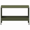 vidaXL Bac de nourrissage pour poules Vert olive 81 x 32 x 53,5 cm