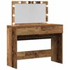 vidaXL Table de Toilette avec tiroir Bois ancien 100 x 40 x 120 cm