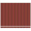 vidaXL Auvent R&eacute;tractable Rouge et Noir 350 x 250 cm Tissu et acier