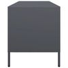 vidaXL Meuble TV anthracite 135x39x43,5 cm acier laminé à froid