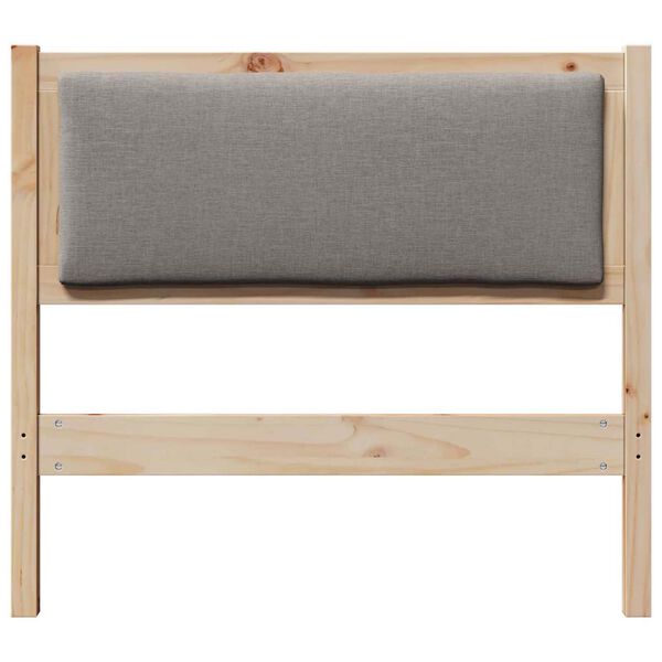 vidaXL T&ecirc;te de lit Autre Marron 100 cm Bois massif en pin