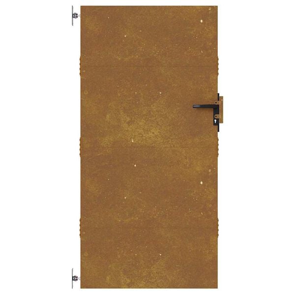 vidaXL Portail de jardin 85x200 cm acier corten