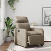 vidaXL Fauteuil inclinable électrique Cappuccino Similicuir