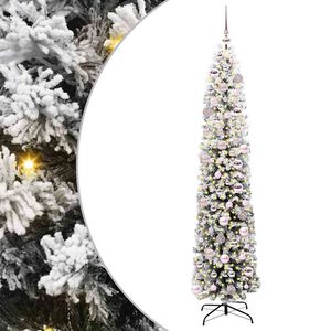 vidaXL Sapin de No&euml;l artificiel Vert 180 cm PVC et acier et plastique