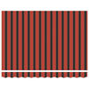 vidaXL Auvent R&eacute;tractable Orange et Noir 300 x 250 cm