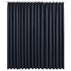 vidaXL Rideau occultant avec crochets Anthracite 290x245 cm