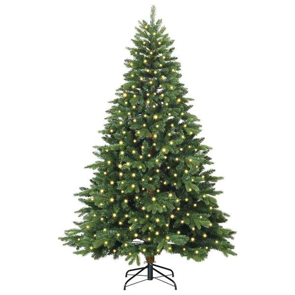 vidaXL Sapin de Noël artificiel avec 300 LED Vert 180 cm PE et PVC