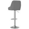 vidaXL Tabourets de bar lot de 2 gris fonc&eacute; tissu