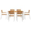 vidaXL Ensemble de salle à manger pour jardin 7 pcs