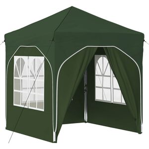 vidaXL Tente de f&ecirc;te pop-up 192 x 192 x 245 cm Vert