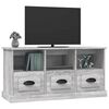 vidaXL Meuble TV sonoma gris 100x35x50 cm bois d'ingénierie