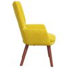 vidaXL fauteuil Jaune 63 x 67 x 94 cm Velours