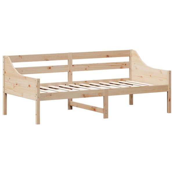 vidaXL Lit de jour sans matelas 75x190 cm bois de pin massif