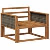 vidaXL Sofa de milieu ext&eacute;rieur Bois d'Acacia Massif Naturel