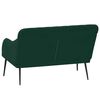 vidaXL Banc Vert fonc&eacute; 110x76x80 cm Velours