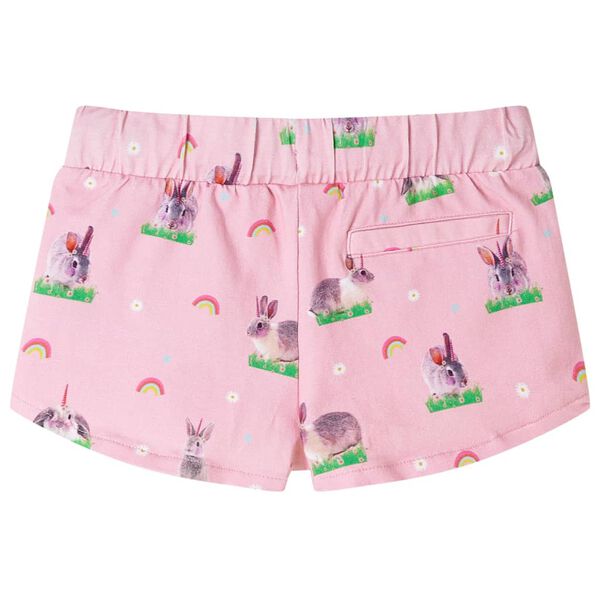 Short pour enfants avec cordon de serrage rose clair 116
