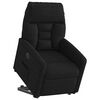 vidaXL Fauteuil inclinable électrique noir tissu microfibre