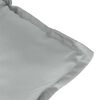 vidaXL Coussin de banc de jardin gris clair mélangé 120x50x7 cm tissu