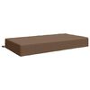 vidaXL Coussin d&rsquo;assise SOEST 100 % polyester Taupe 120 x 80 x 15 cm