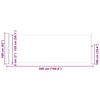vidaXL Auvent lat&eacute;ral r&eacute;tractable 160 x 500 cm Rouge