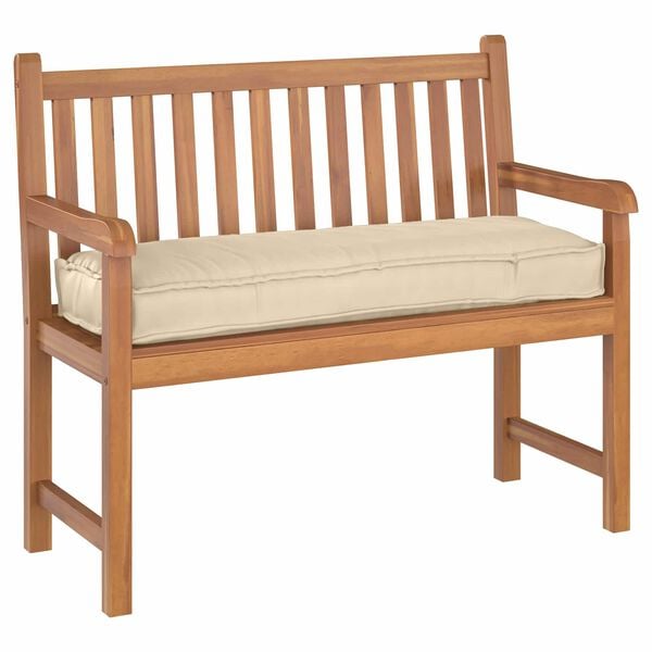 vidaXL Coussin Beige 120 x 40 x 8 cm Tissu Oxford