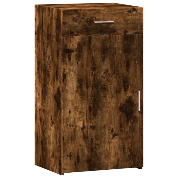 vidaXL Buffet ch&ecirc;ne fum&eacute; 50x42,5x93 cm bois d'ing&eacute;nierie