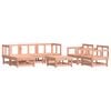 vidaXL Salon de jardin 7 pcs bois massif douglas