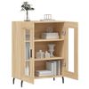 vidaXL Buffet ch&ecirc;ne sonoma 69,5x34x90 cm bois d'ing&eacute;nierie