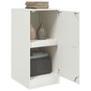 vidaXL Buffet blanc 34,5x39x73 cm acier