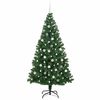 vidaXL Sapin de No&euml;l artificiel Vert 210 cm PVC, Acier et Plastique