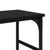 vidaXL Table console Ch&ecirc;ne noir 150 x 29 x 76,5 cm Bois d'ing&eacute;nierie