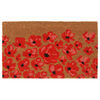 vidaXL Tapis de porte naturel 45x75 cm fibre de coco touffet&eacute;