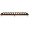 vidaXL Cadre de lit sans matelas ch&ecirc;ne fum&eacute; 75x190cm bois d'ing&eacute;nierie