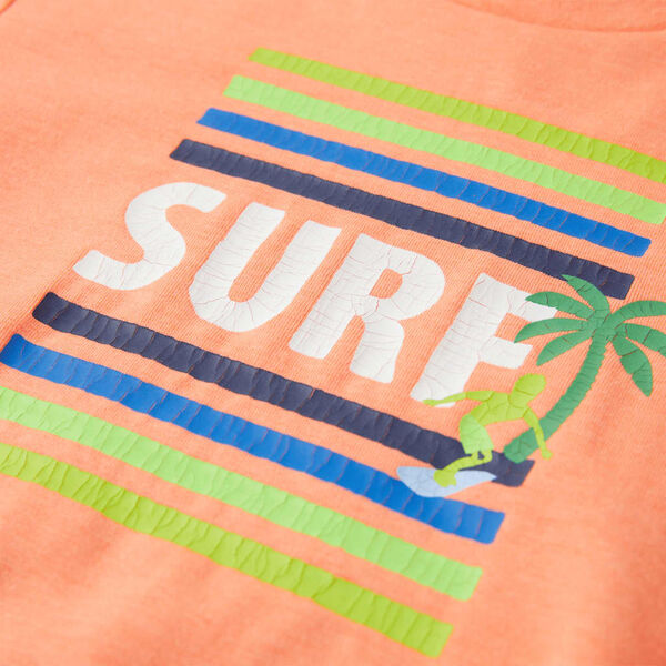 T-shirt pour enfants orange néon 92