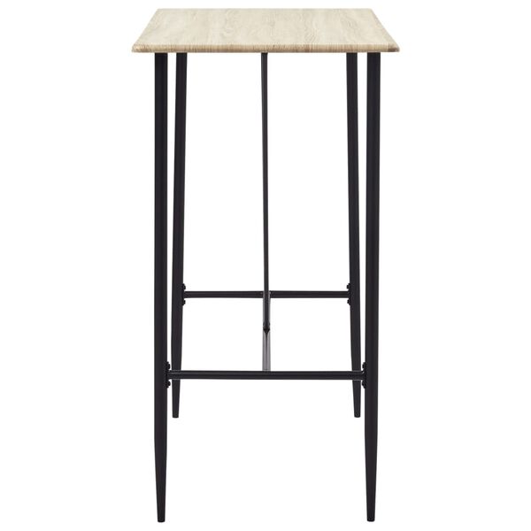 vidaXL Ensemble de bar 5 pcs Tissu Gris clair