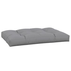 vidaXL Coussin de palette gris 120x80x12 cm tissu