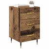 vidaXL Cabinet de chevet Bois ancien 40 x 40 x 66 cm Bois d'ing&eacute;nierie