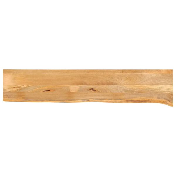 vidaXL Dessus de table &agrave; bord vivant 140x20x3,8cm bois massif manguier