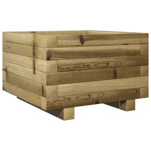 vidaXL Jardini&egrave;re 40x40x26,5 cm bois de pin impr&eacute;gn&eacute;