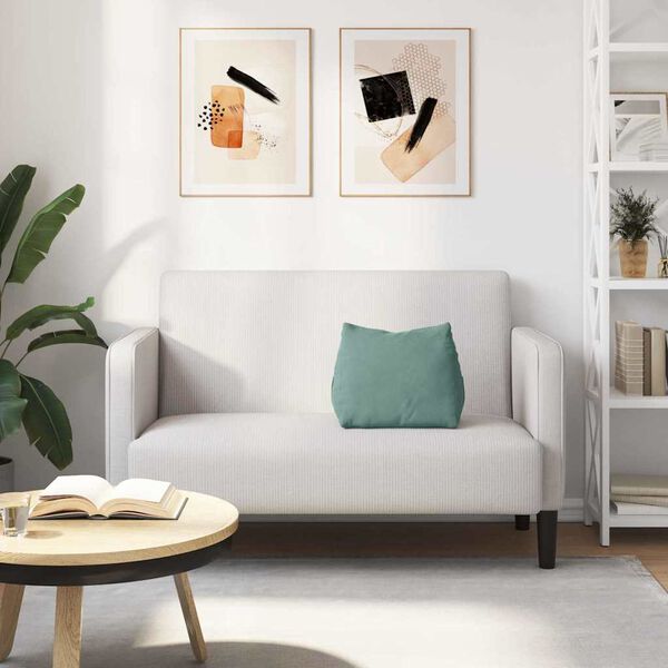 vidaXL Coussin de Dos Vert Mer 45 x 20 x 35 cm Tissu en velours c&ocirc;tel&eacute;