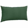 vidaXL Coussins de canap&eacute; 2 pcs Vert fonc&eacute; 80 x 40 cm