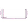 vidaXL Auvent lat&eacute;ral r&eacute;tractable de patio 220x600 cm Noir