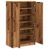 vidaXL Armoire à chaussures vieux bois 59x35x100,5cm bois d'ingénierie