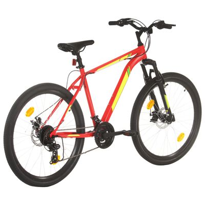 vidaXL Vélo de montagne 21 vitesses Roues de 27,5 pouces 50 cm Rouge