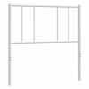 vidaXL T&ecirc;te de lit de remplacement m&eacute;tal blanc 90 cm