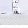 vidaXL Surmatelas Blanc et vert 80 x 200 cm Tissu Jacquard